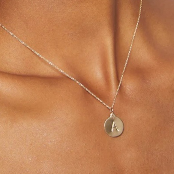 HELEN FICALORA 14K GOLD "A" ALPHABET CHARM - Picture 3 of 9